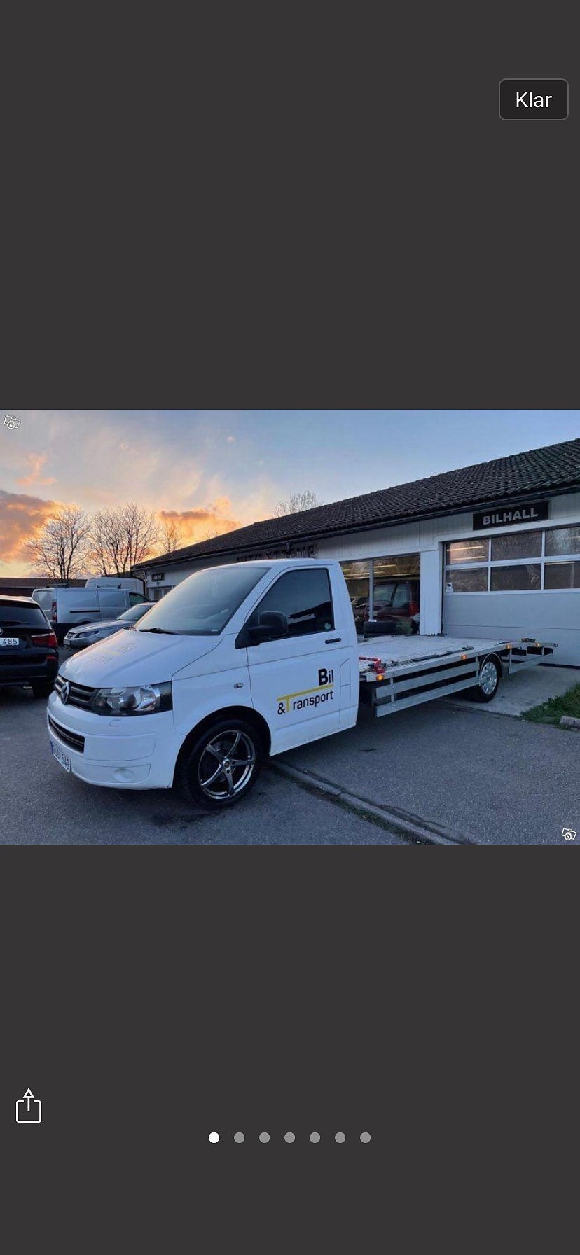 Volkswagen Transporter 2.0tdi Biltransport lastar 1575kg 