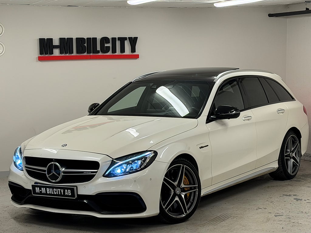 Mercedes-Benz AMG C 63 S T AMG|Keramiska|Tv|Pano|Skalstolar|*SeSpec*
