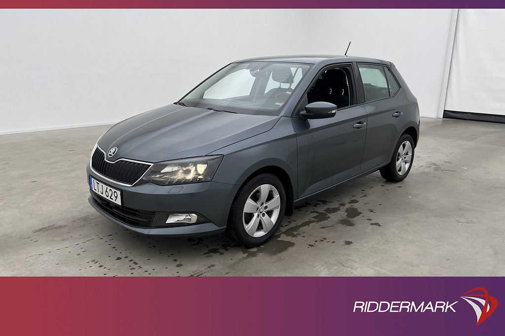 Skoda Fabia 1.2 TSI 90hk Elegance Sensorer Farthållare