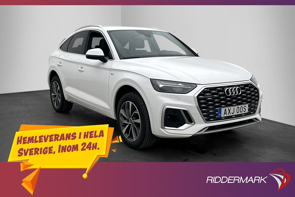 Audi Q5 Sportback 40 TDI 204hk Q S Line Kamera Carplay MOMS