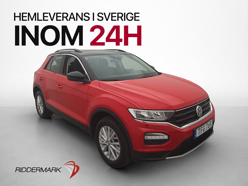 Volkswagen T-Roc 1.0 TSI Sensorer CarPlay Drag Låg-Skatt