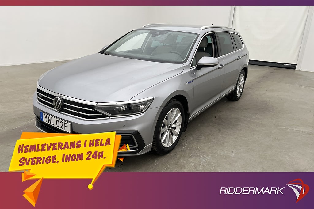 Volkswagen Passat GTE 218hk Kamera Navi CarPlay Drag MOMS