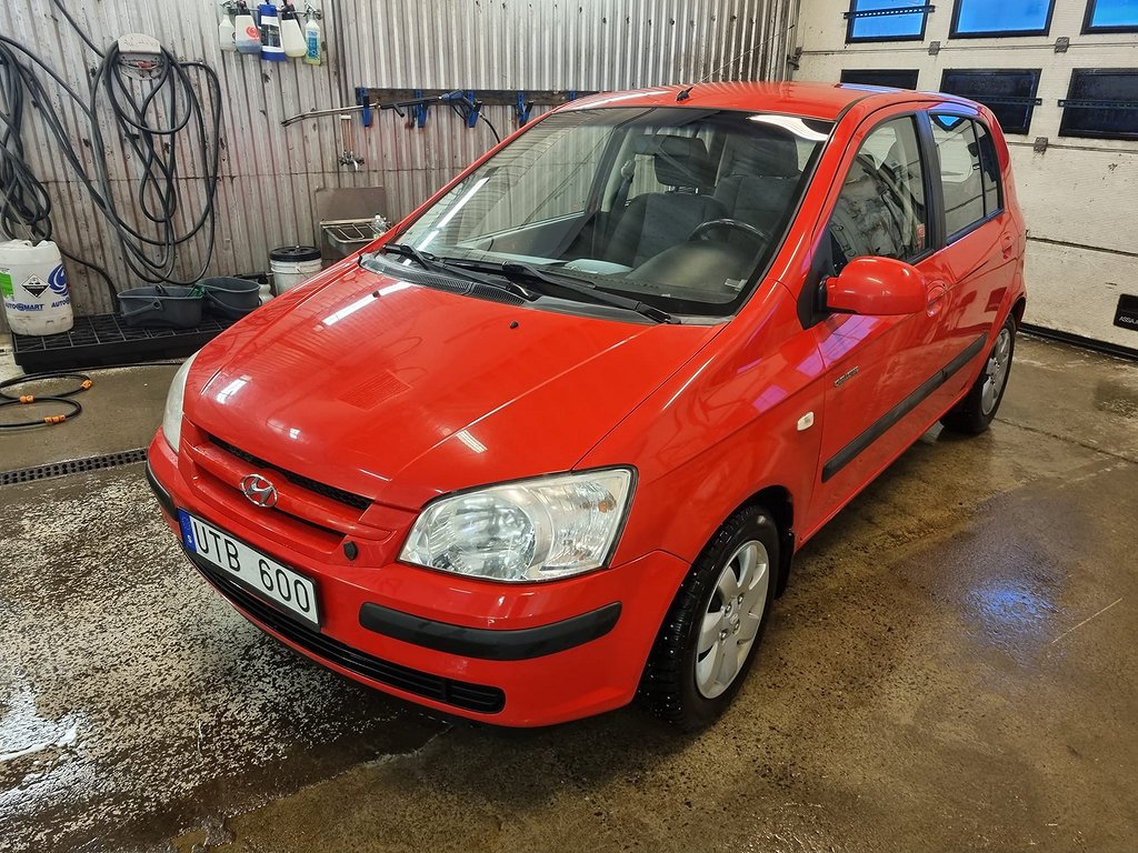 Hyundai Getz 5-dörrar 1.3 VVT Nybes. 13000 Mil få ägare