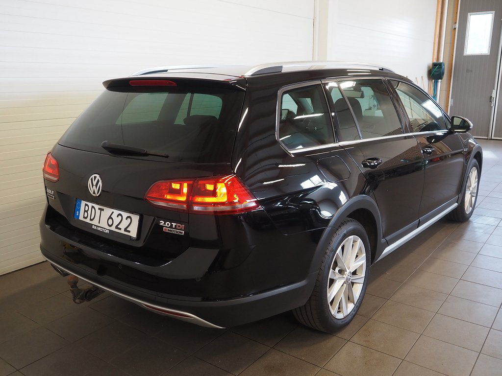 Volkswagen Golf Alltrack TDI 184hk 4M |Skinn|Drag|Kamera| 2016