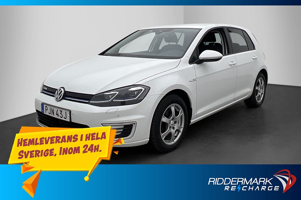 Volkswagen E-Golf 136hk Cockpit P-Sensorer CarPlay