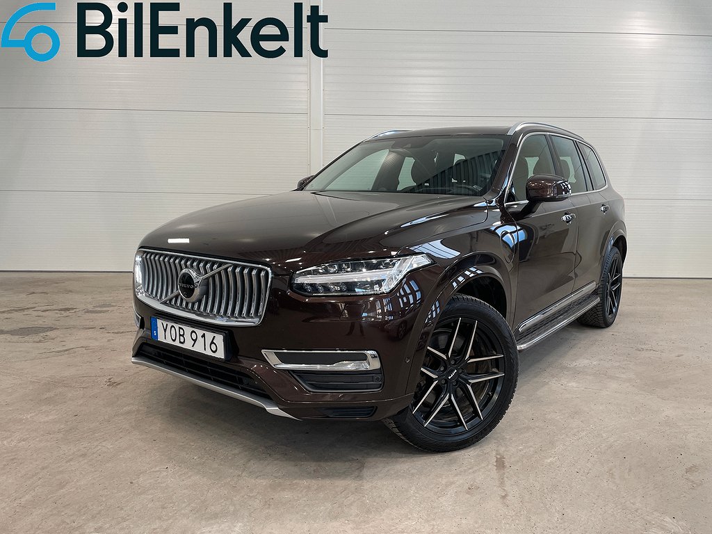 Volvo XC90 Recharge T8 AWD Inscription Pano B&W 7-sits Se Spec 2019 392hk