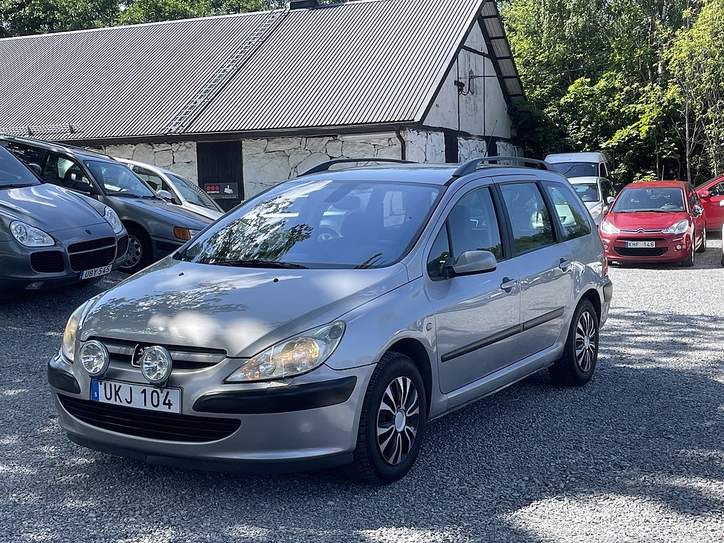 Peugeot 307 Break 1.6 Automatisk, XT, nybesiktad, 109hk, 2004