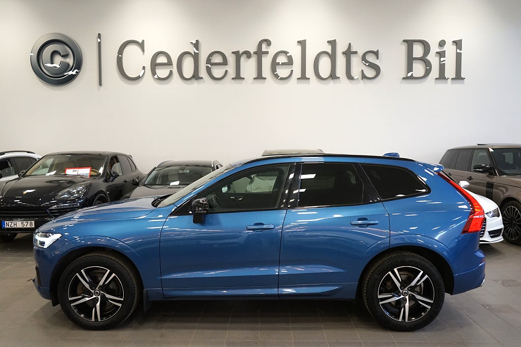Volvo XC60 B4 AWD R-Design B-kam Navi BLIS H/K Skinn Drag V-hjul