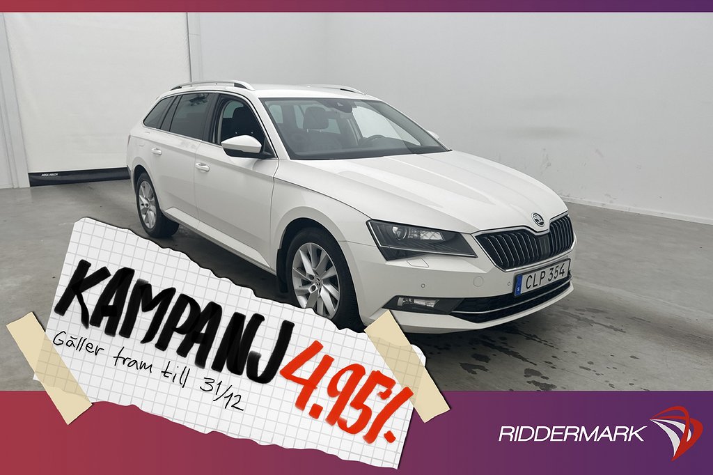 Skoda Superb 2.0 TDI 190hk Businessline D-Värm 4,95% Ränta