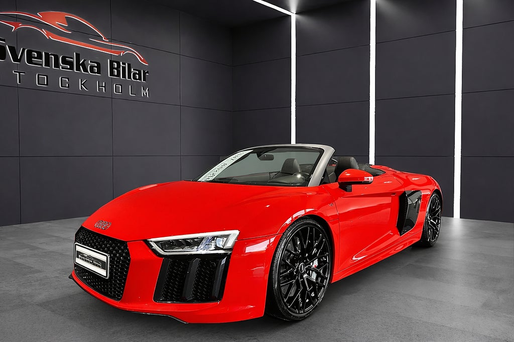 Audi R8 Spyder 5.2 V10 Quattro/Keramiska / B&O/ Digital cockpit