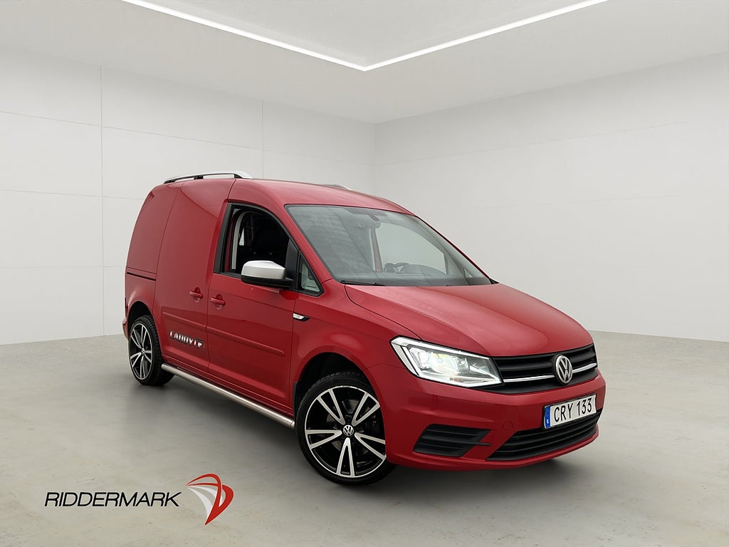 Volkswagen Caddy R Ny-Kamrem Värm PDC Drag Skinn PDC CARPLAY