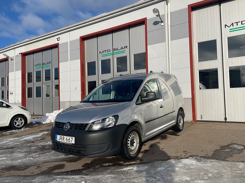 Volkswagen Caddy Skåpbil 1.6 TDI 2-Ägare Nyservad D-värmare Girafflucka