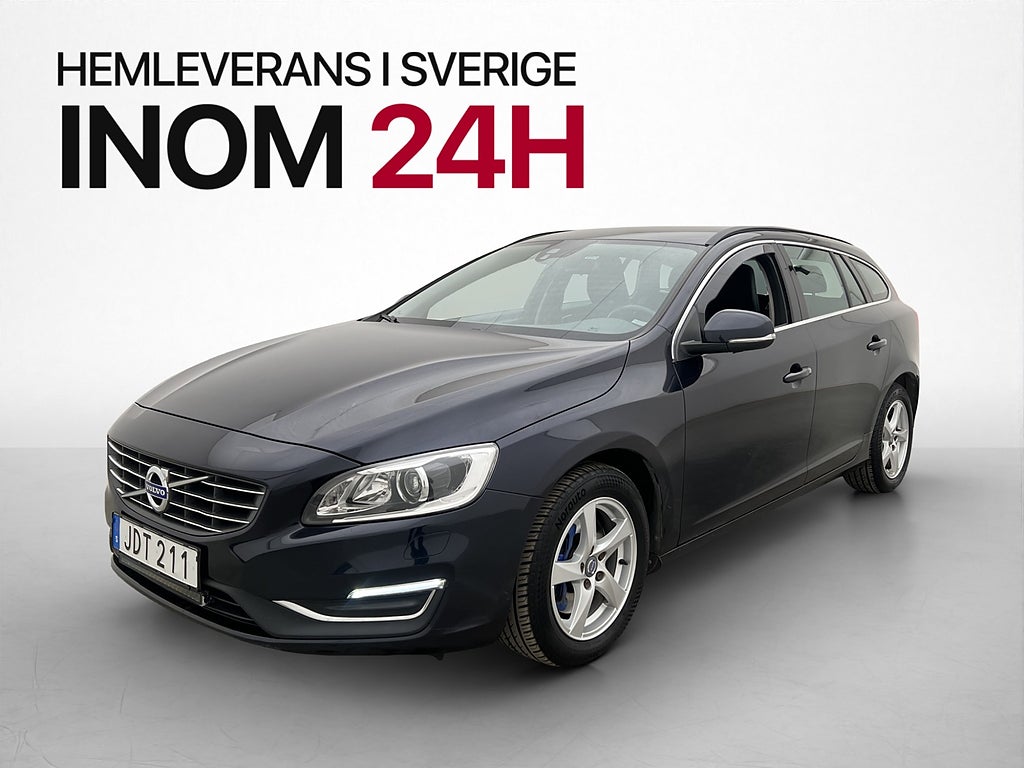 Volvo V60 D4 AWD Momentum Värmare Rattvärme Navi Dragkrok