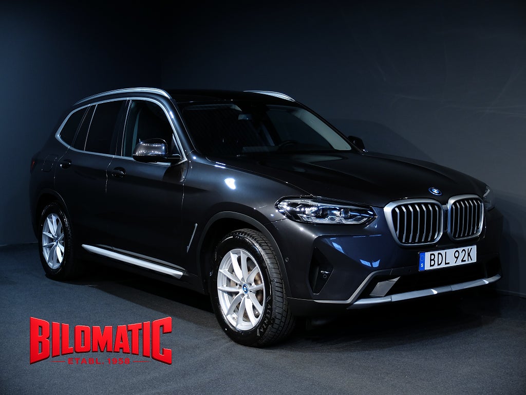 BMW X3 xDrive30e 292HK Plug in Hybrid Drag Navi Läder T-Rutor
