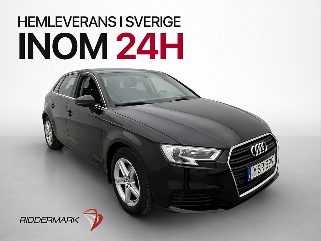 Audi A3 Sportback 30 TFSI Proline M&K-Värmare Kamera Drag