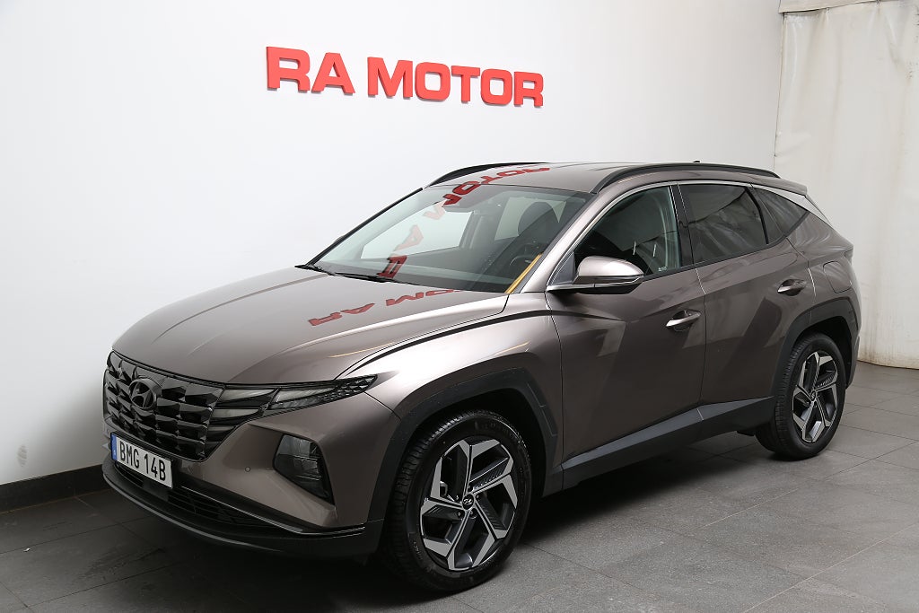 Hyundai Tucson 1,6 T-GDI Hybrid 230hk Advanced Aut Skinn Dragkrok 2021