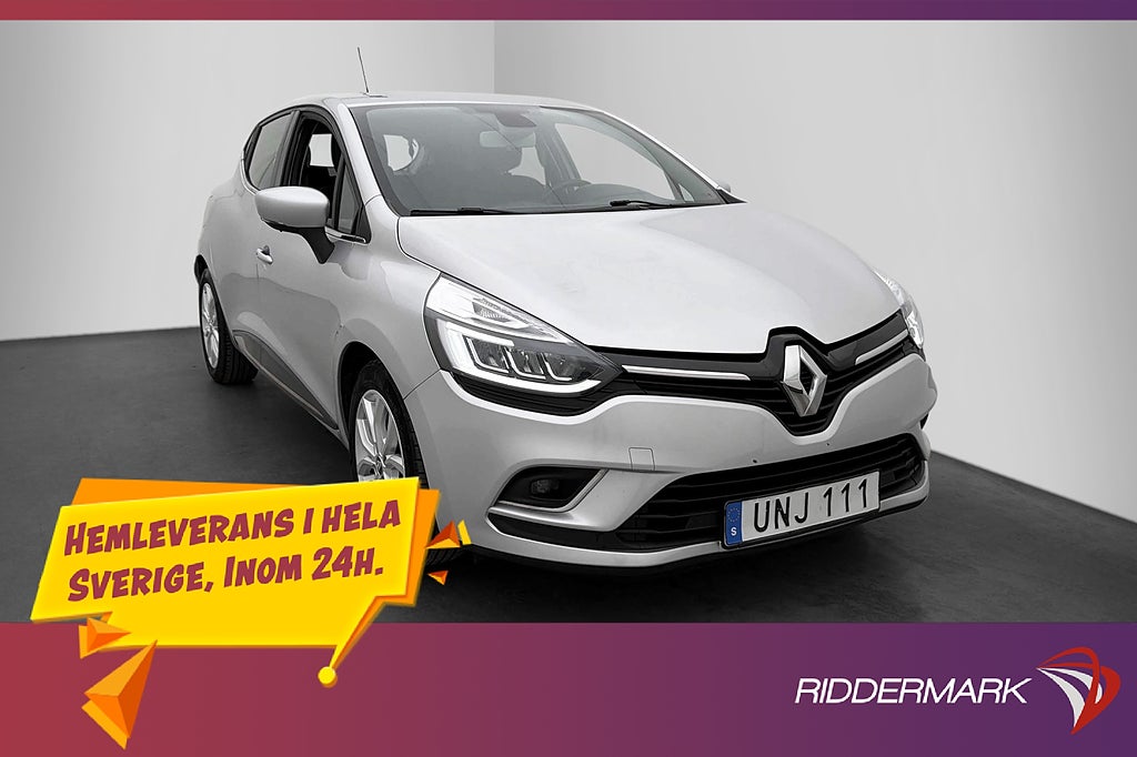 Renault Clio 0.9 TCe 90hk Intens Bass Reflex P Sensorer Navi