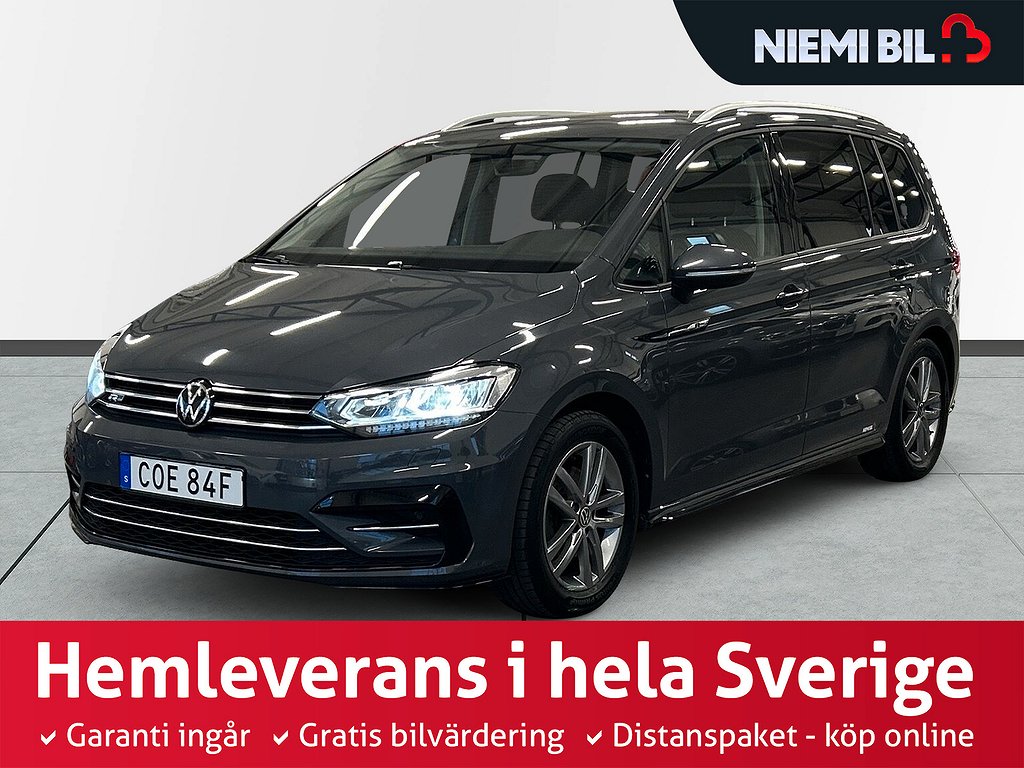 Volkswagen Touran 1.5 TSI R-Line S&V Kamera/Pvärm/Drag/7-sit