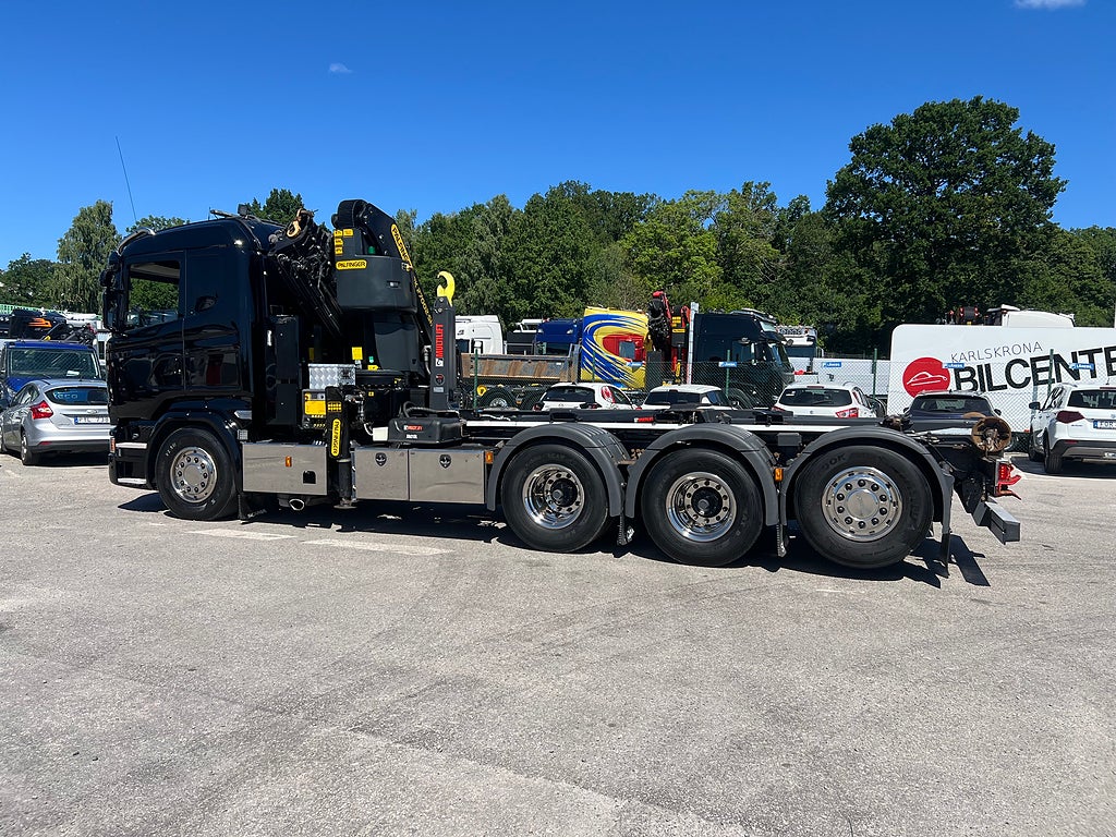 Scania R490 8x4*4 Tridem Kranväxlare, Palfinger 27002 Kran