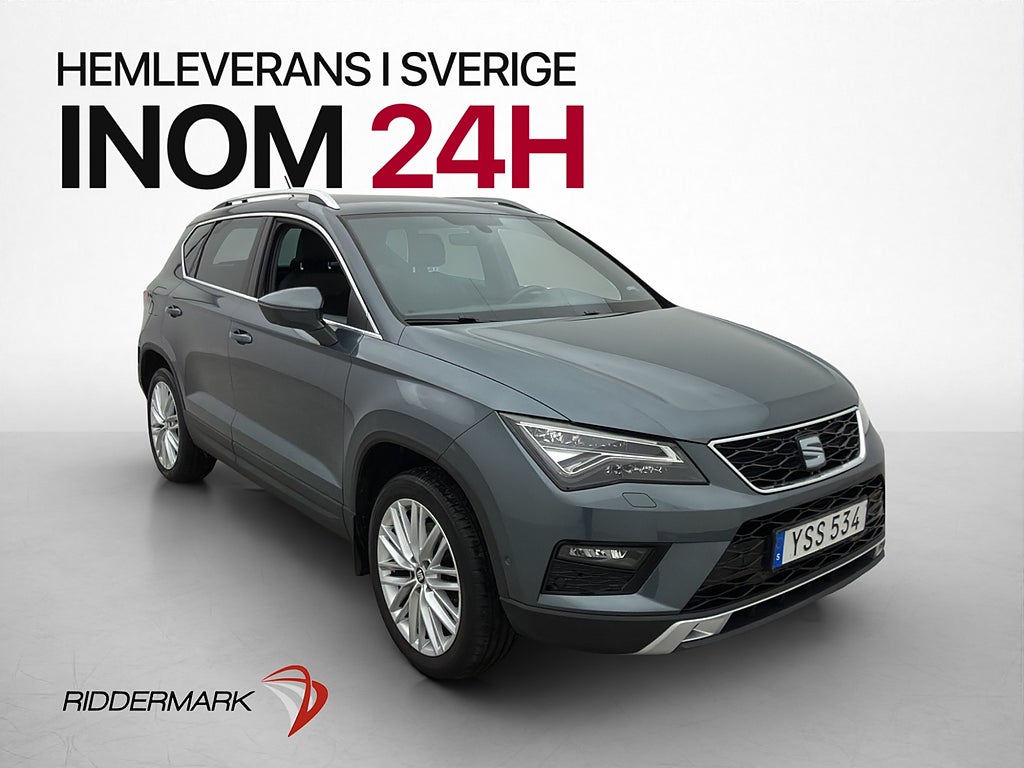 Seat Ateca 4Drive 150hk Xcellence Ambient Värm Kamera Drag