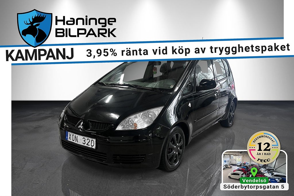 Mitsubishi Colt 1.3 MIVEC AUTOMAT SUPERDEAL 3.95% / MoK / LÅGMILAD