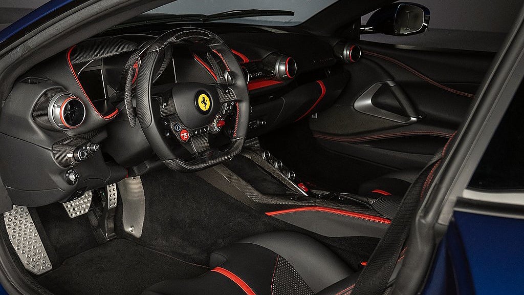 Ferrari 812 Superfast har en 6,5-liters V12-motor. 