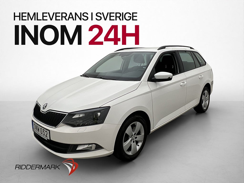 Skoda Fabia 1.2 TSI Style Farthållare Carplay P-Sensor