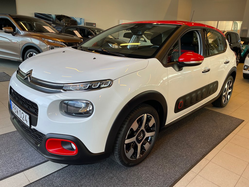 Citroën C3 1.2 PureTech E6 Shine 110 hk, Shine,  SoV-hjul