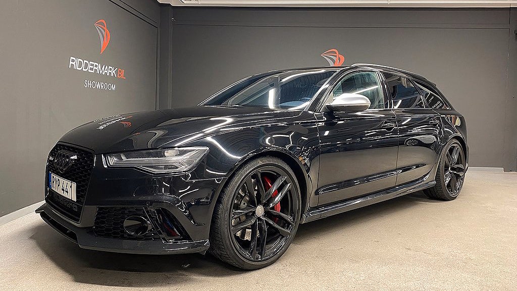 Audi RS6 har en V8-motor på 560 hästkrafter.