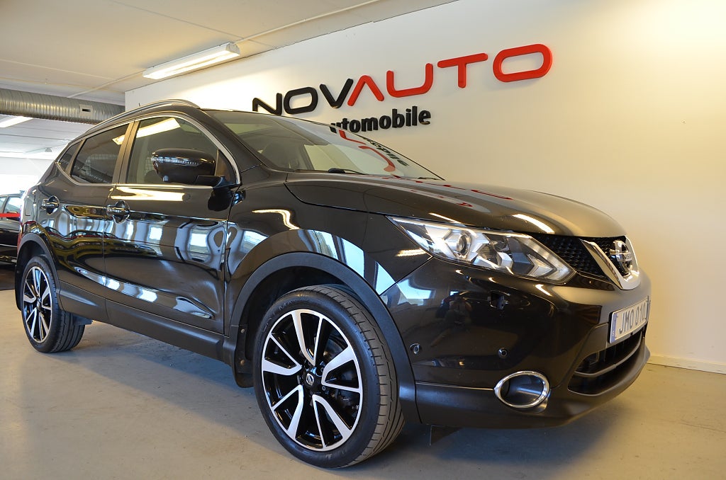 Nissan Qashqai 1.2 Automat Tekna Läder Panorama Kamera Elstol
