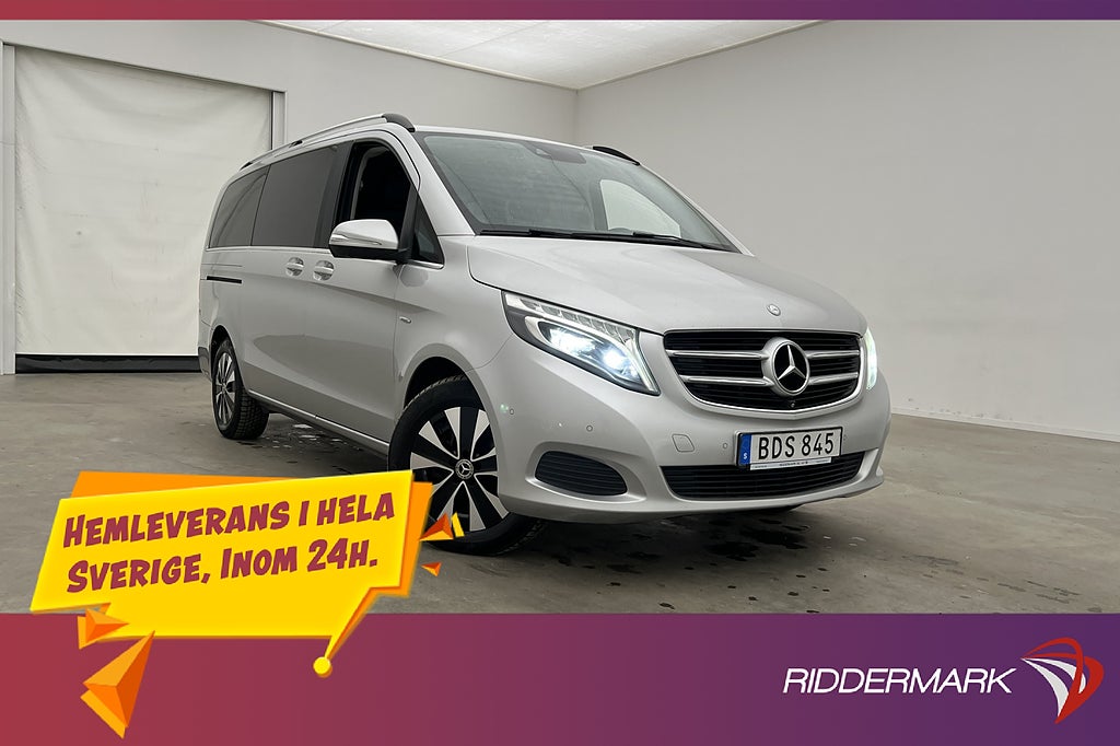 Mercedes-Benz V 250 Avantgarde Värm Drag Skinn 360° 7-Sits