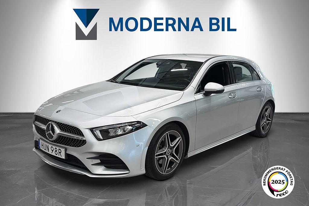 Mercedes-Benz A 200 7G-DCT 163hk AMG Line Widescreen Burmester B-kamera