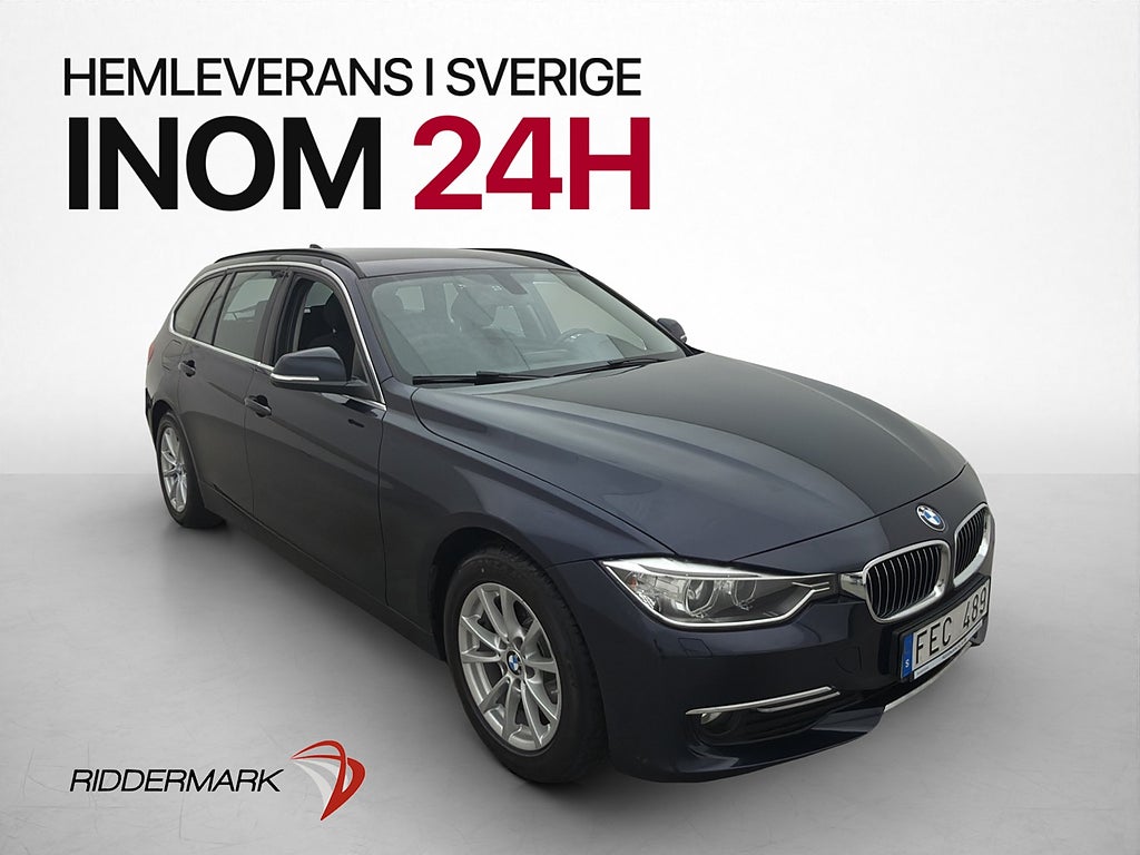 BMW 318D Touring 143hk Luxury Line Motorvärmare Dragkrok