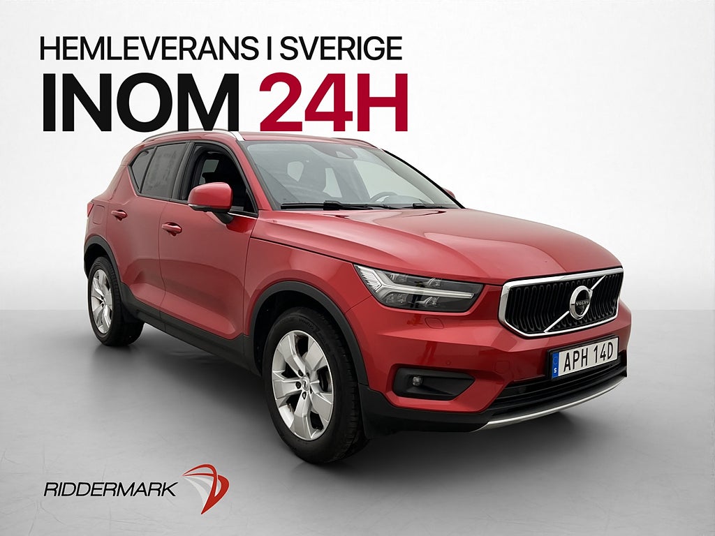 Volvo XC40 T3 Momentum Värmare VOC 360° Navi Skinn Dragkrok