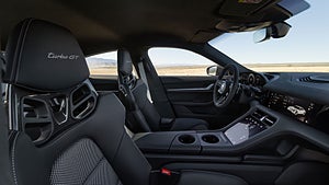 Interiör i Prsche taycan