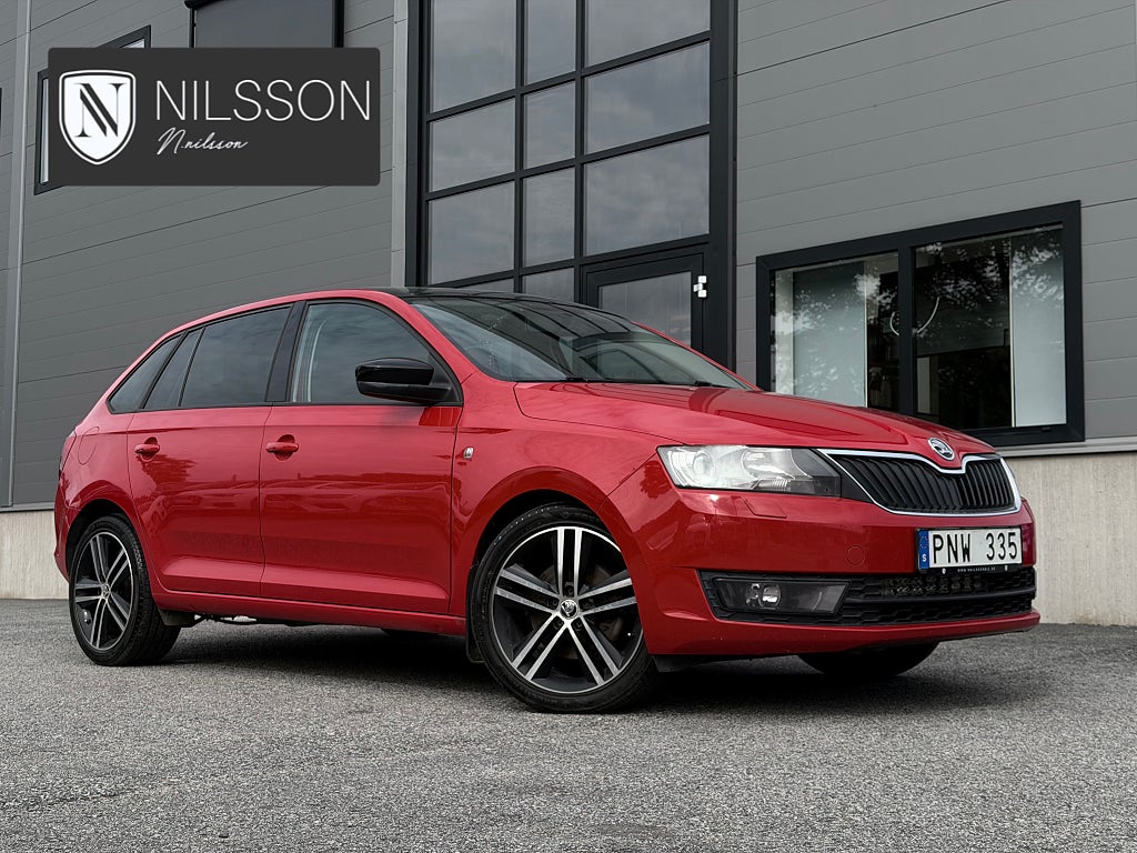 Skoda Rapid Spaceback 1.2 TSI Style Plus Panorama låg skatt Nybess
