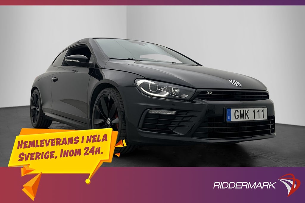 Volkswagen Scirocco R TSI 280hk Backkamera CarPlay Sv.Såld