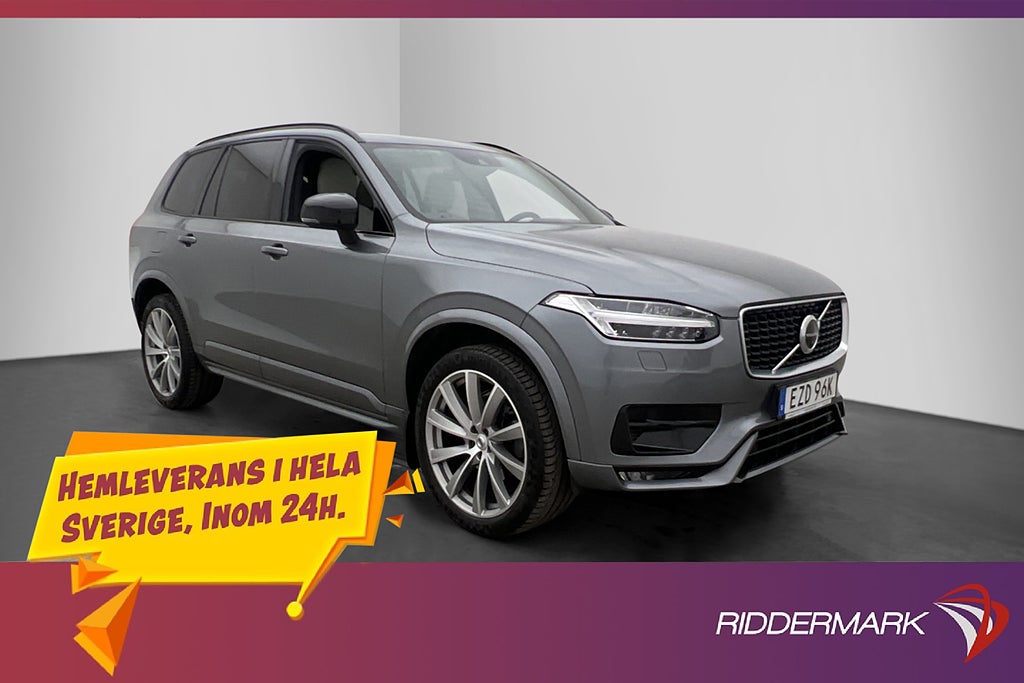 Volvo XC90 B5 AWD R-Design 7-Sits VOC Pano H/K 360° HUD MOMS