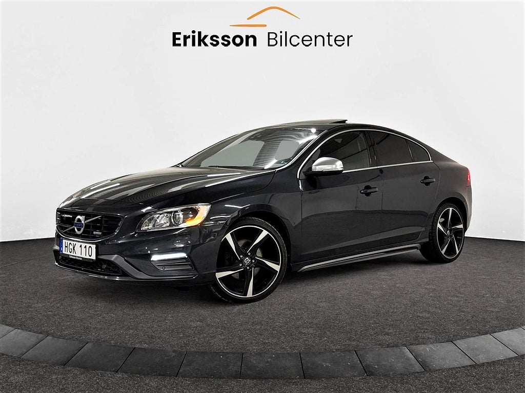 Volvo S60 D2 Automat R-Design Taklucka/Navi/D-värm/Skinn/Blis