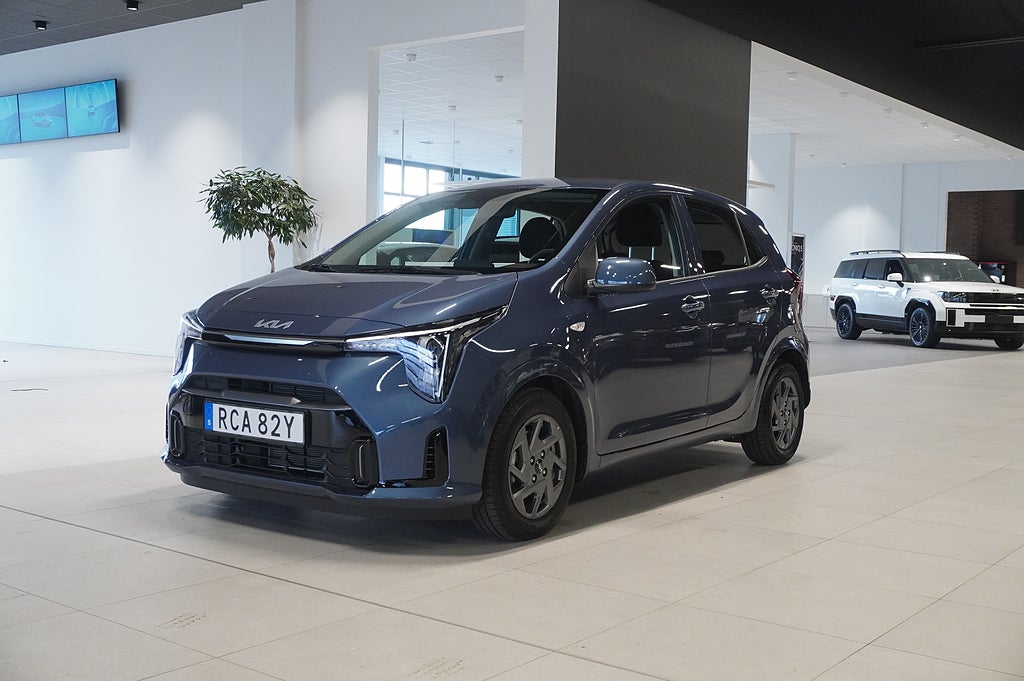 Kia Picanto 2,65% ränta MPi AMT Automat Skick Kamera Rattvärme Navi Bilsgara