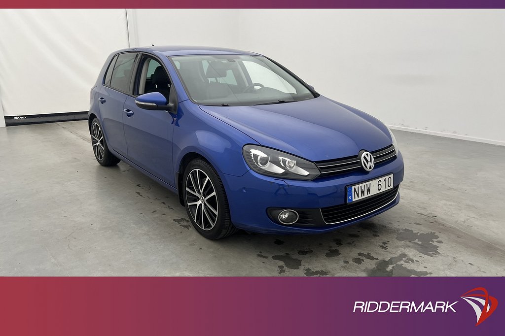 Volkswagen Golf 1.4 TSI 160hk GT Värmare Navi Sensorer Skinn