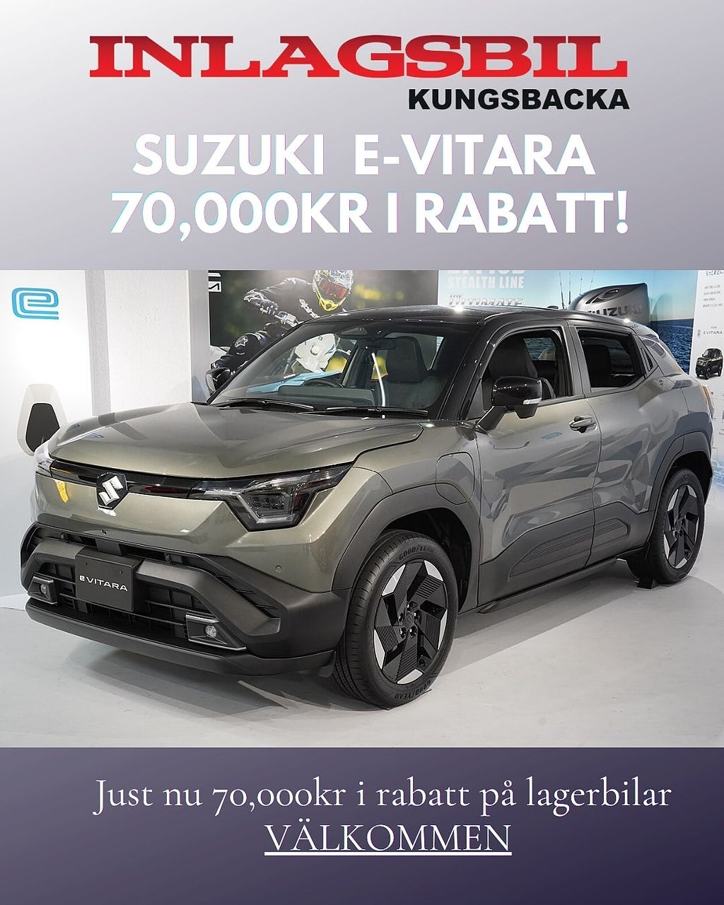 Suzuki e-Vitara 61 kWh Select 2WD Prissänkt 70000 SEK