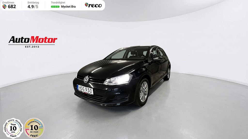 Volkswagen Golf Volkswagen Golf 5-dörrar 1.2 TSI Automat 110hk / En ägare/ 3,45%