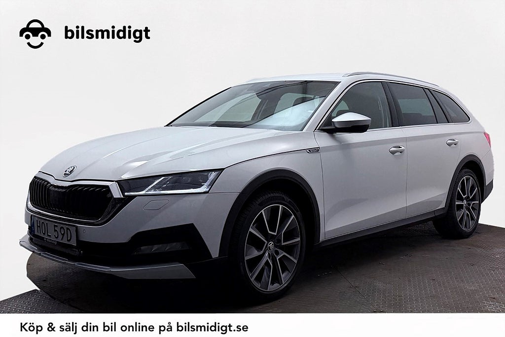 Skoda Octavia Scout 2.0 TDI 4x4 Drag Cockpit Kamera Värmare LED-ramp MOMS 200hk