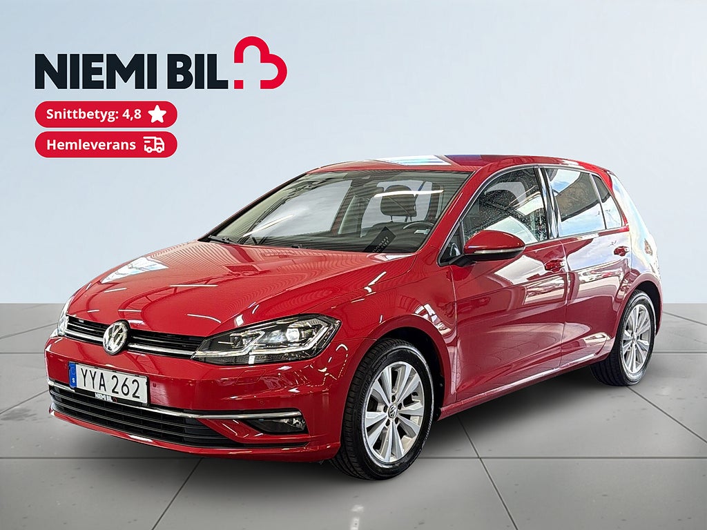 Volkswagen Golf 5-dörrar 1.6 TDI S&V-hjul/A.d Fart/Carplay/Drag/Kamera