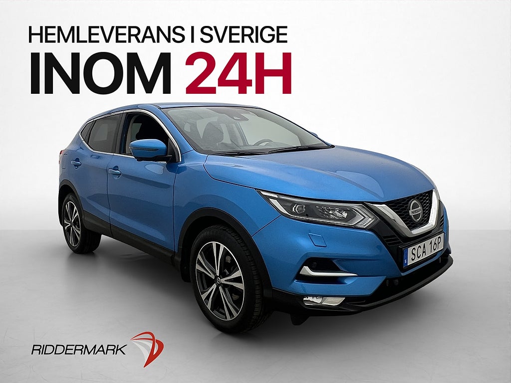 Nissan Qashqai 160hk N-Connecta M&K-Värmare 360 Navi CarPlay