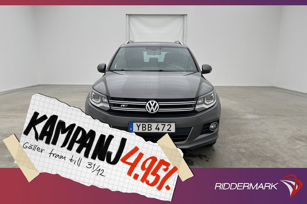 Volkswagen Tiguan 4M 184hk R-Line Pano P-Värm 4,95% Ränta