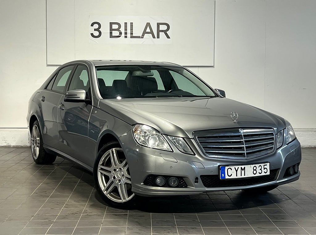 Mercedes-Benz E 200 200 CGI BlueEFFICIENCY Skinn Motorvärmare PDC Nyservad
