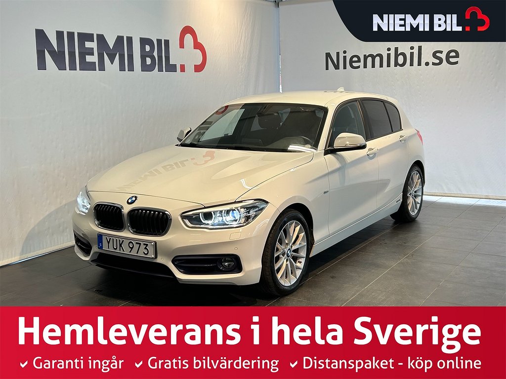 BMW 118 d xDrive 5-dörrars Sport Line MoK/Psens/Drag/BT/SoV