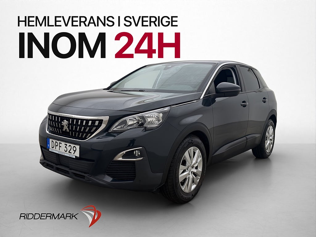 Peugeot 3008 1.2 Active P-Sensorer Farthållare 0.51 L/Mil